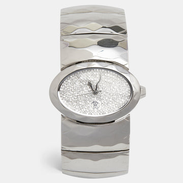 ROBERTO CAVALLI Silver Stainless Steel R7253133615 Women's Wristwatch 36 mm