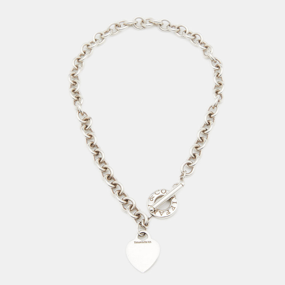 Tiffany & Co. Heart Tag Toggle Necklace 16
