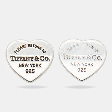 TIFFANY & CO. Return To Tiffany Sterling Silver Earrings
