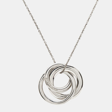 TIFFANY & CO. 1837 Interlocking Circles Sterling Silver Necklace