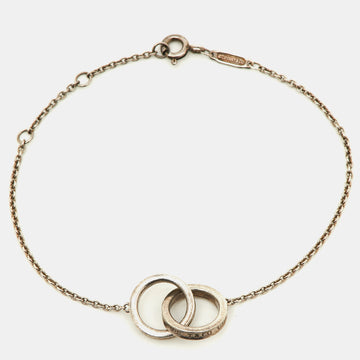 TIFFANY & CO. 1837 Interlocking Circles Silver Chain Link Bracelet