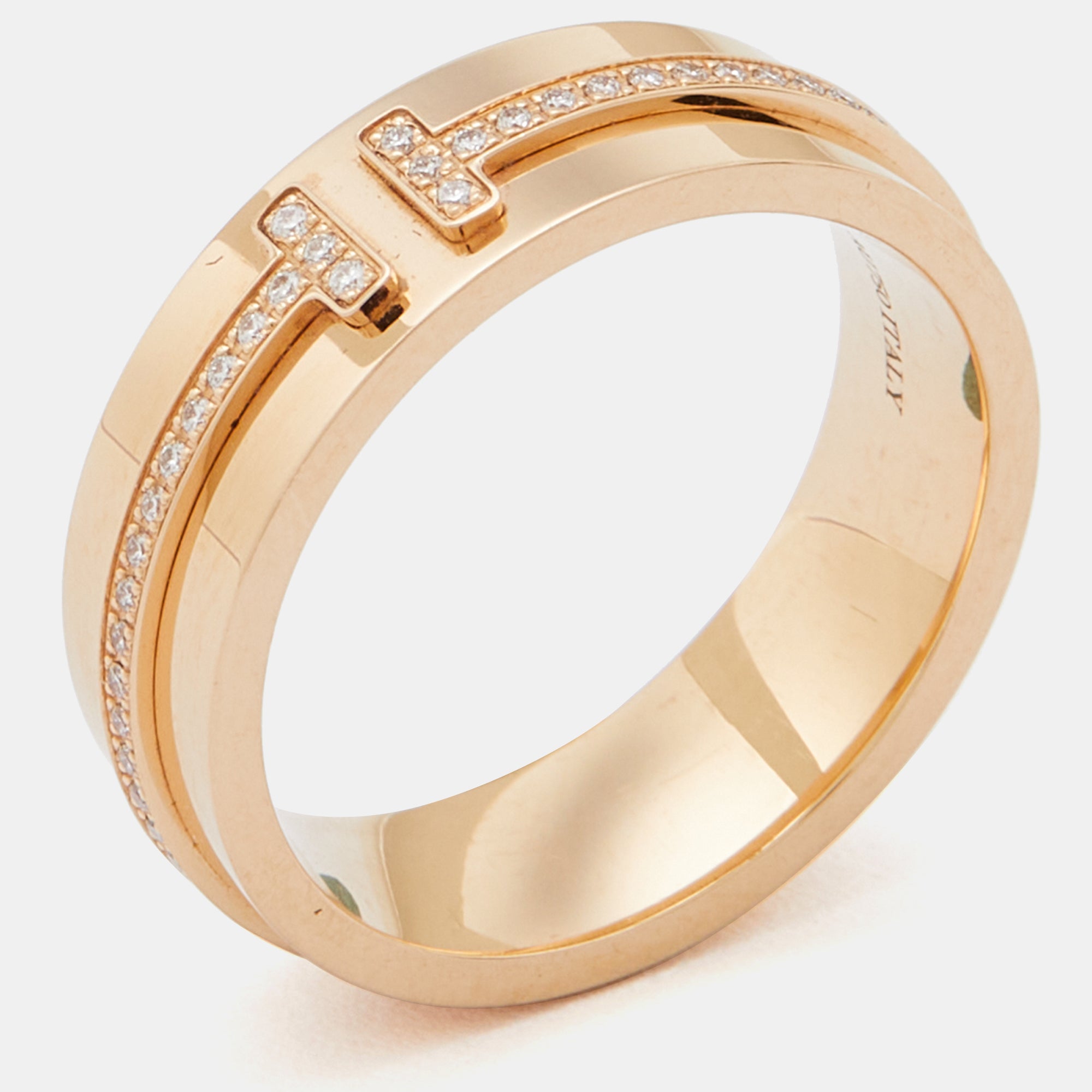 Tiffany T Diamond Square Wrap Ring – LuxUness