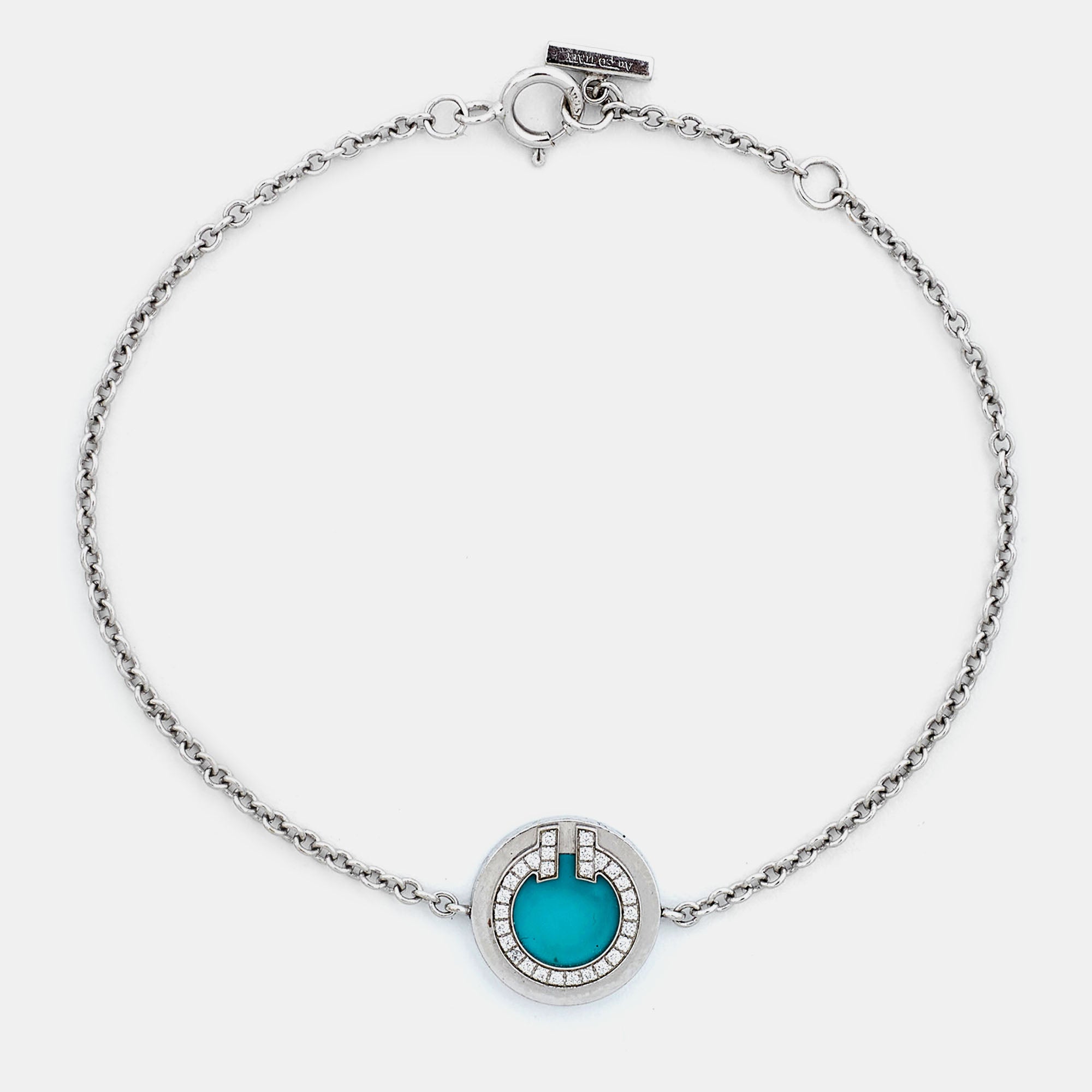 Tiffany & Co. T Square Bracelet Size Medium Sterling Silver | eBay