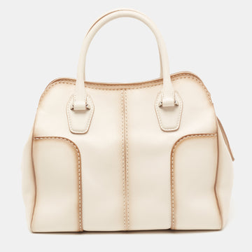 TOD'S Powder Pink Leather Tote