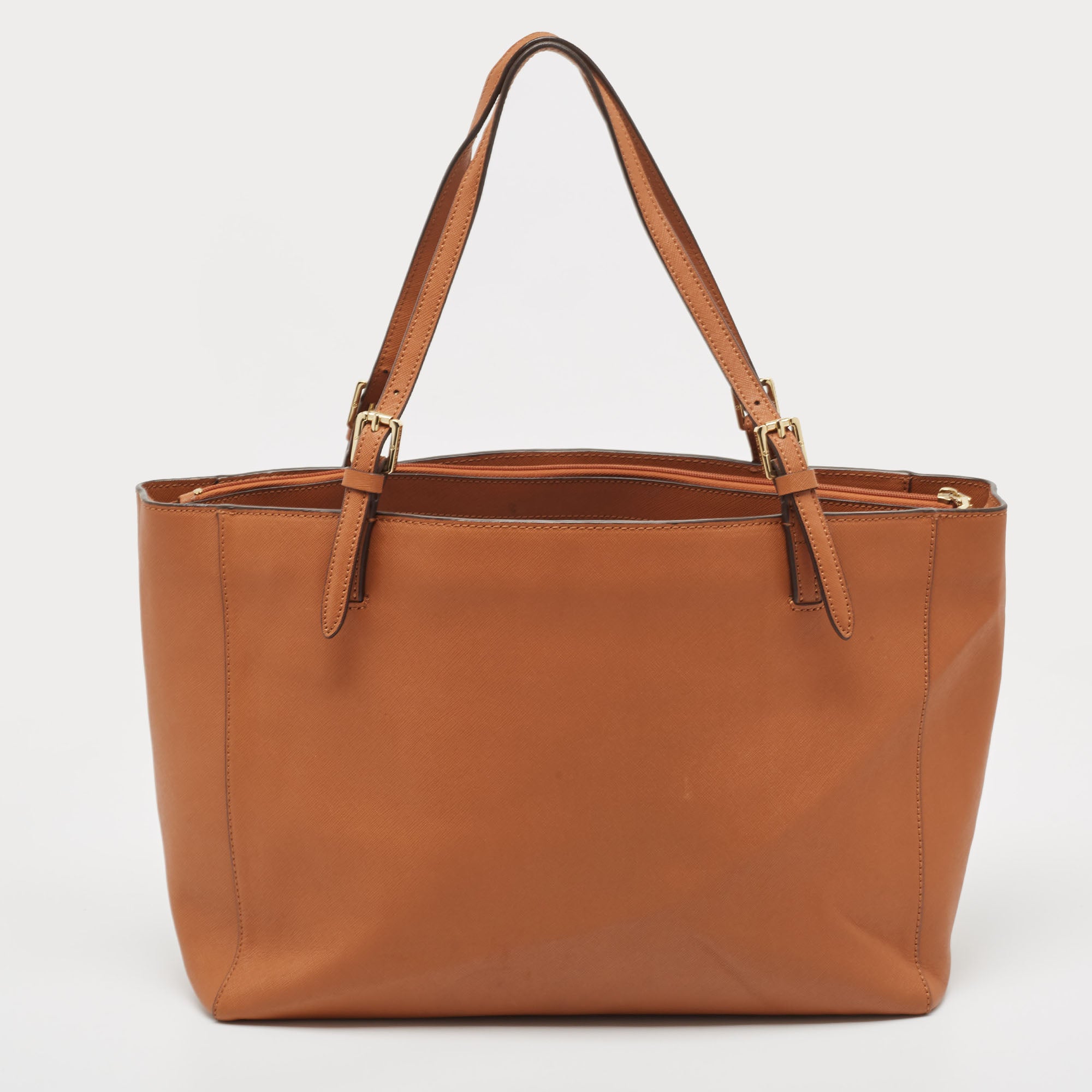 Tory Burch Brown McGraw Leather Tote Bag - ShopStyle