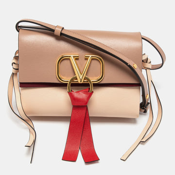 Valentino Multicolor Leather VRing Crossbody Bag