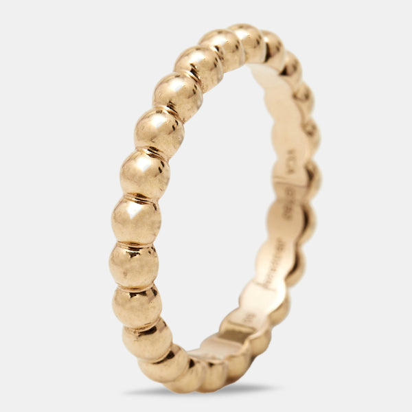 Perlée pearls of gold ring, small model 18K rose gold - Van Cleef