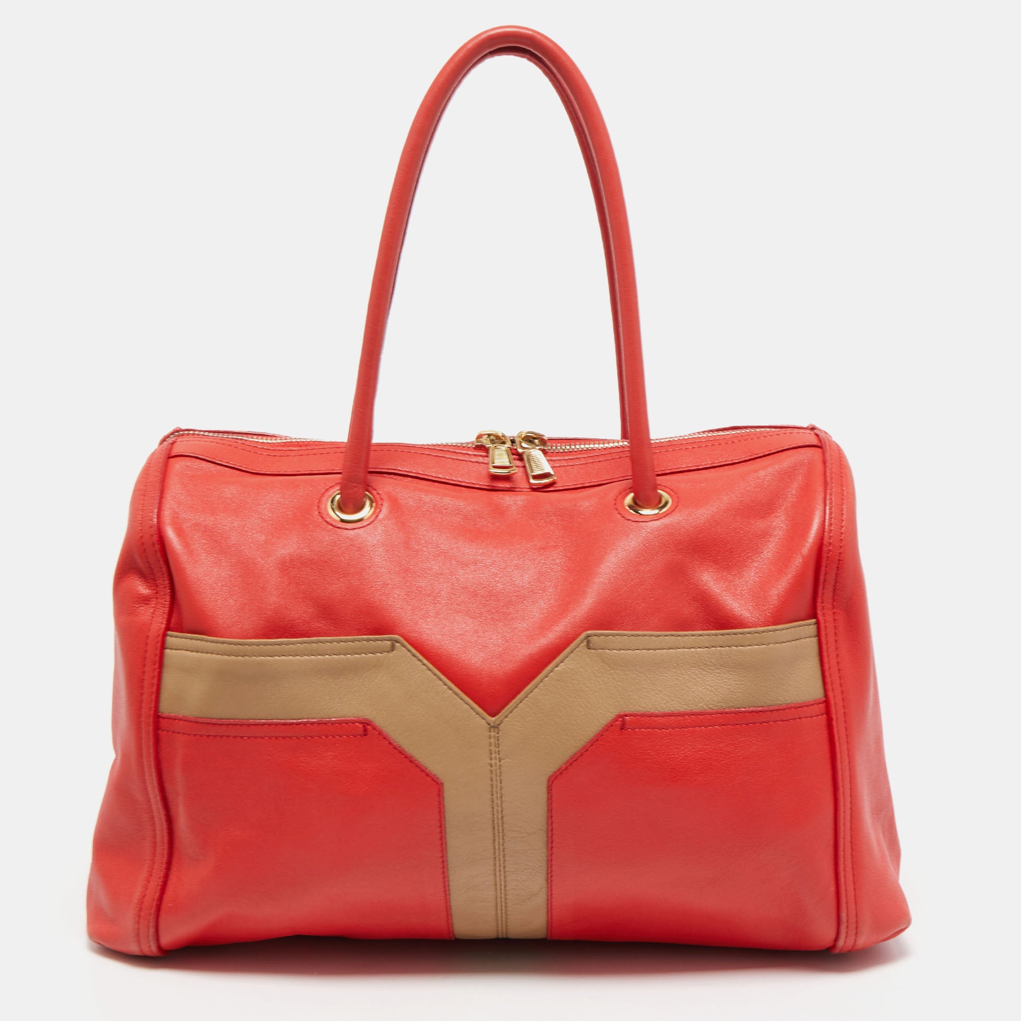 YSL Yves Saint Laurent Olive Green Shoulder Bag Tote Hand Bag Purse Used  Italy | eBay