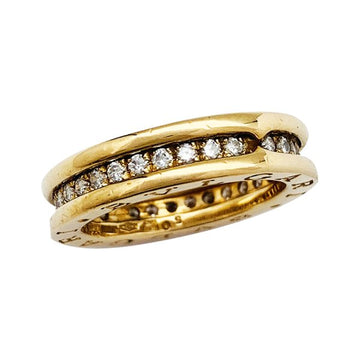 BULGARI B.Zero1 yellow gold ring, diamonds.