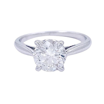 1,36ct diamond and white gold engagement ring.