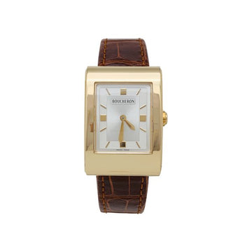 BOUCHERON yellow gold watch, Reflet-Icare collection.