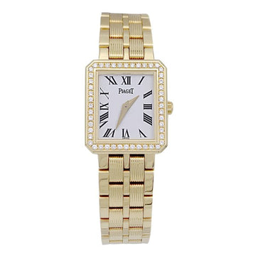PIAGET yellow gold and diamonds watch, Protocole collection.