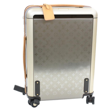 LOUIS VUITTON Monogram Titanium Horizon 55 Roller Suitcase M41226 LV Auth ak157A