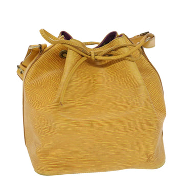 Louis Vuitton Lussac M52289 Epi Leather Shoulder Tote Bag Yellow