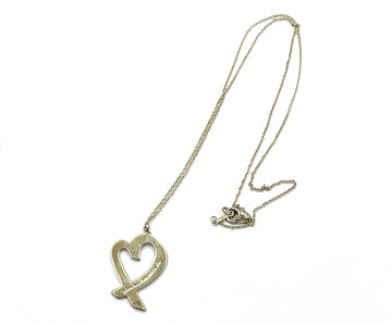 Tiffany &Co 925 Open Heart Necklace
