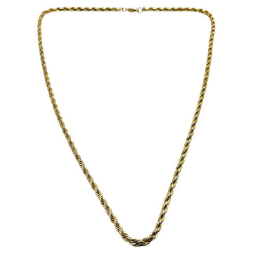 GIVENCHY Vintage 1970s Gold Plated Chain Necklace