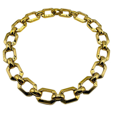 CHRISTIAN DIOR Vintage Gold Plated Collar Necklace 1980s
