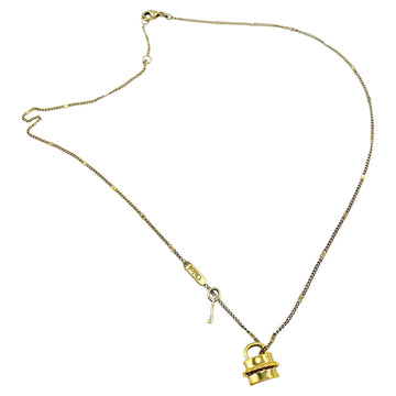 CHLOE Vintage Gold Plated Pendant Necklace Y2K