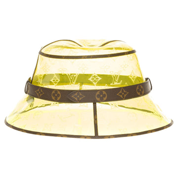 Sold Out- Louis Bob [Rain hat] bi-material in transparent yellow monogram vinyl
