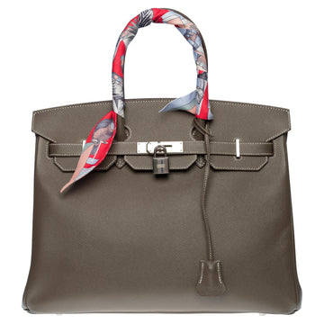 HERMES Birkin 35 HSS [Special Order] handbag in etoupe epsom leather, SHW