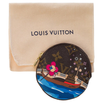LOUIS VUITTON Limited Edition Vivienne Doll coin purse in brown monogram, GHW