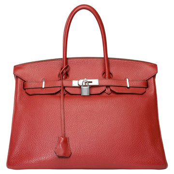 HERMES Stunning Birkin 35 handbag in Sienne Togo leather, SHW