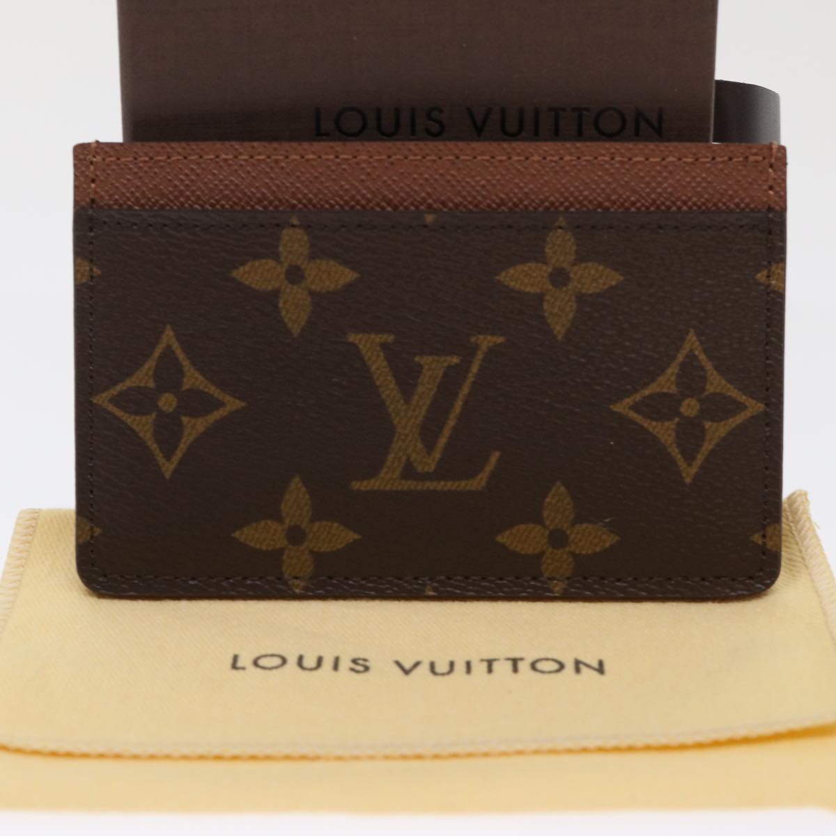 LOUIS VUITTON Porte Cartes Simple Card Holder M61733 Purse 